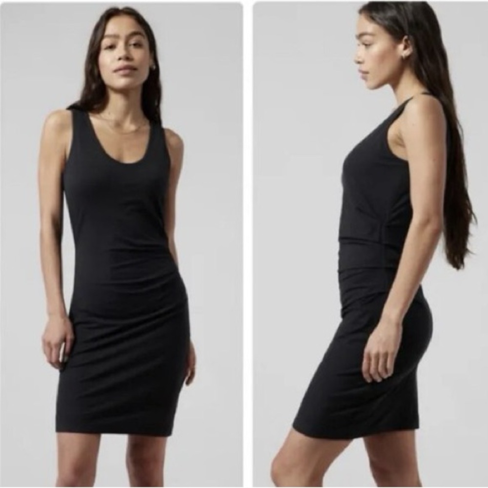 Athleta Della Mini Dress Black